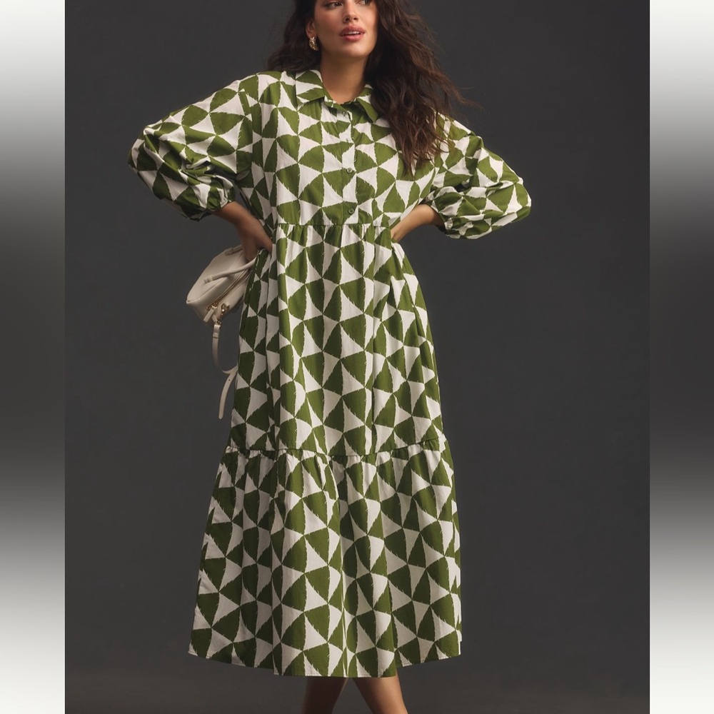 The Bettina Shirt Dress Anthropologie size XL